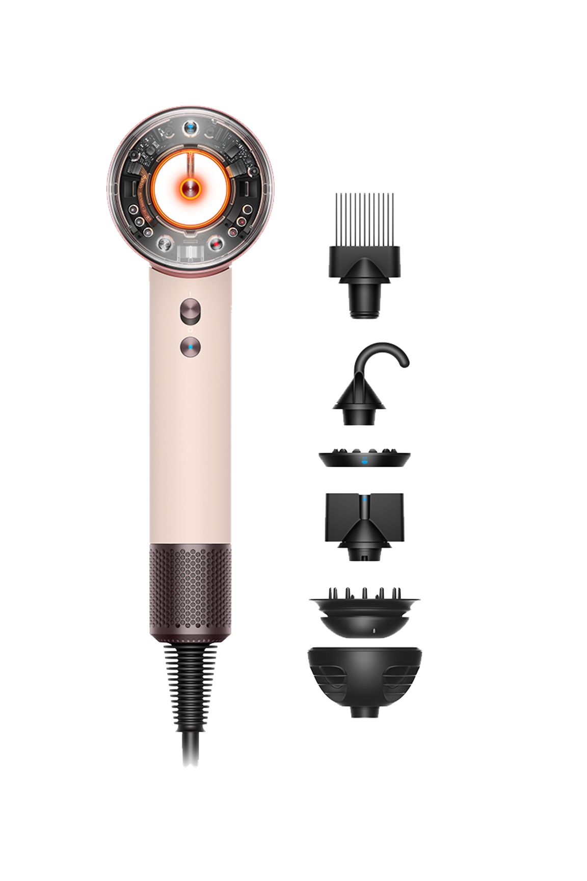 Sèche-cheveux Dyson Supersonic Nural™ - cheveux bouclés à frisés (Or Rose/Céramique)