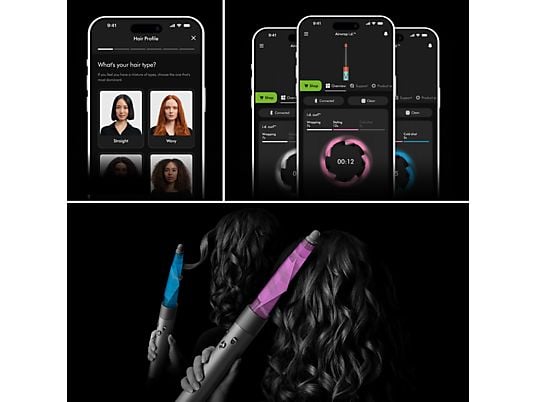Dyson Airwrap i.d.™ Multistyler et Sèche-cheveux - Cheveux bouclés à frisés (Rose Céramique)